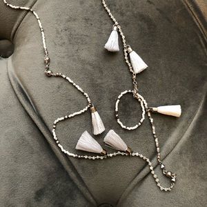 Kendra Scott Augusta Long Necklace White